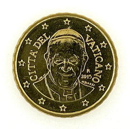10 Cent Vatikan 2015"Papst Franziskus"UNC