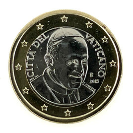 1 Euro Vatikan 2015"Papst Franziskus"UNC