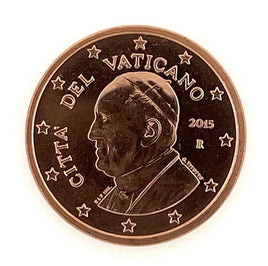 5 Cent Vatikan 2015"Papst Franziskus"UNC