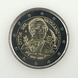 2 Euro commemorative coin Vatican 2023 "Alessandro Manzoni" loose