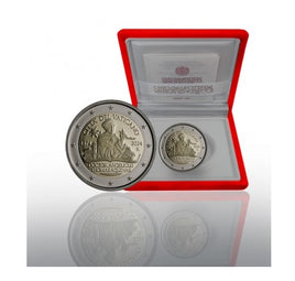 PP 2 Euro Sondermünze Vatikan 2024"Thomas Aquinas"Polierte Platte