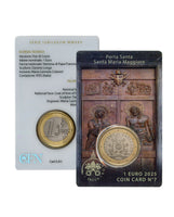 5 x Coincard 1 Euro Vatikan 2025 Stempelglanz Nr. 5-9 Die Heiligen Pforten