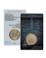5 x Coincard 1 Euro Vatikan 2025 Stempelglanz Nr. 5-9 Die Heiligen Pforten