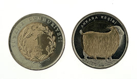 1 Lira Bimetall Türkiye 2015 “Angora Goat”