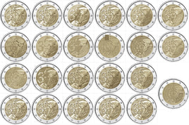 2 euro commemorative coin 2022 "Erasmus" Optional