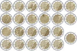 2 Euro Sondermünze 2022"Erasmus" Wahlweise