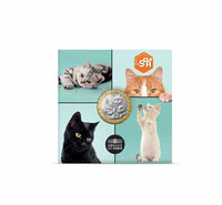 Komplettset 4 x 5 Euro Frankreich 2026 "Hund,Katze,Pferd,Hase" UNC im Blister