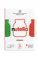 3 x 5 Euro Silbermünze Italien 2021 "Nutella" Komplettset Weiß,Grün,Rot ST